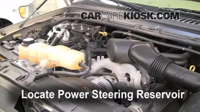 2005 Ford Excursion Limited 6.8L V10 Líquido de dirección asistida Agregar líquido